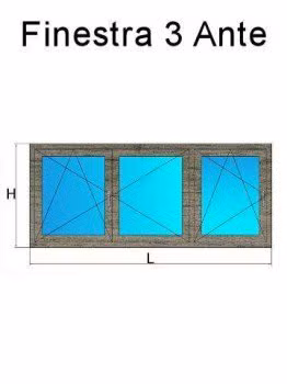 finestra 3 ante anteak