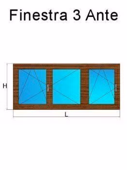 finestra 3 ante douglas