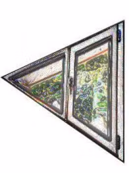 Finestra in legno Con Sagoma Irregolare  