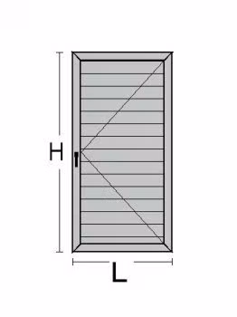Persiana in Alluminio per Finestra 1 Anta