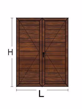 Persiana in Alluminio per Finestra 2 Anta