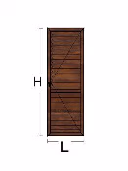 Persiana in Alluminio per Portafinestra 1 Anta