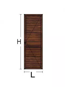 Persiana in Alluminio per Portafinestra 1 Anta