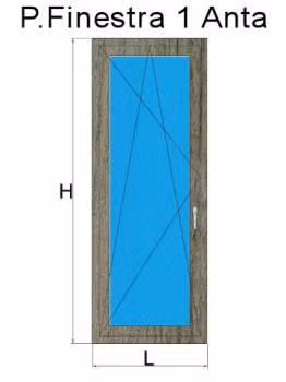 porta finestra 1 anta anteak