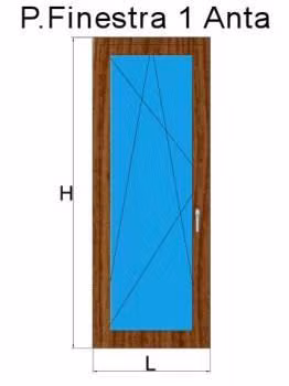 porta finestra 1 anta douglas
