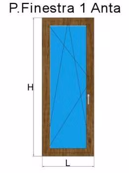 porta finestra 1 anta winchester