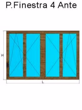 Porta Finestra 4 Ante winchester