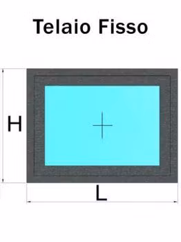 telaio fisso grigio basalto