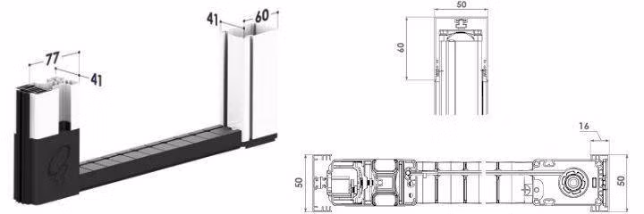 Dettagli tecnici zanzariera Bora MV Line
