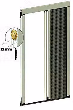 Zanzariera plissettata per porte e finestre Torino Finestre