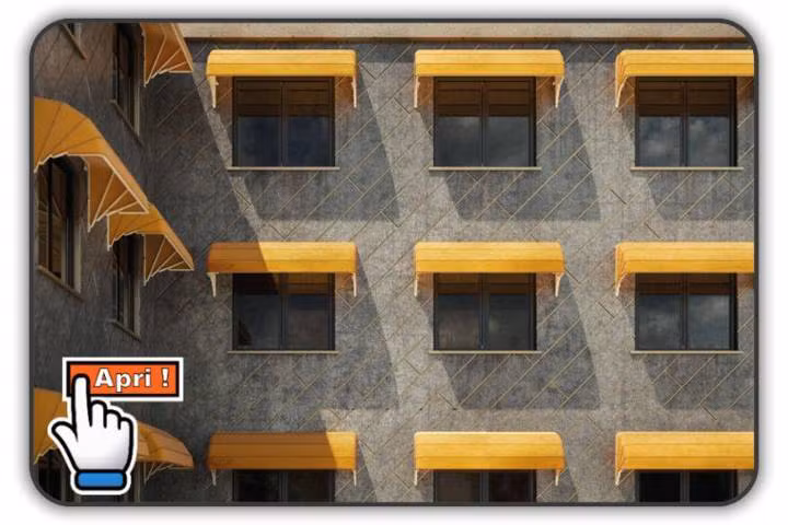 tenda da sole modello gradini