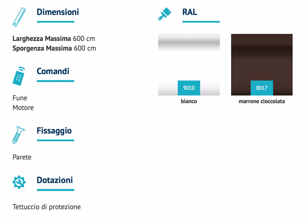 colori tende da sole da giardino marea torino