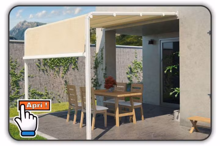 tenda da sole modello attico