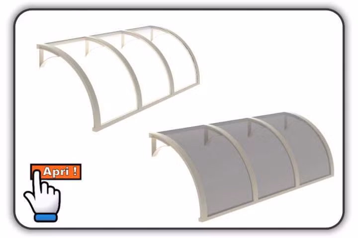 tenda da sole modello pensilina