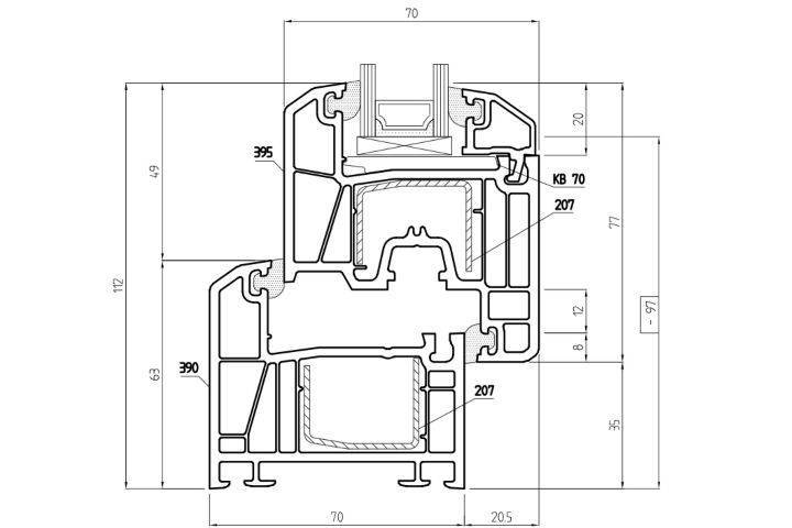 kbe sezione serramenti pvc torino