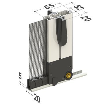 scheda tecnica zanzariera phantom z