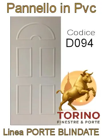Pannello porta blindata Pvc modello D094