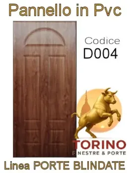 Pannello porta blindata Pvc modello D004