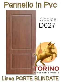 Pannello porta blindata Pvc modello D027