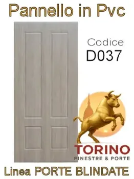 Pannello porta blindata Pvc modello D037