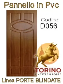 Pannello porta blindata Pvc modello D056