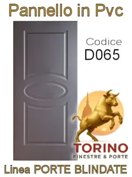 Pannello porta blindata Pvc modello D065