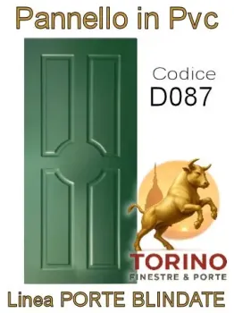 Pannello porta blindata Pvc modello D087