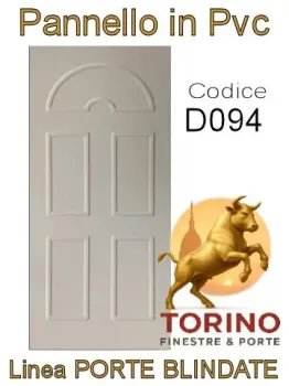 Pannello porta blindata Pvc modello D094