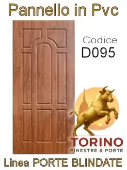 Pannello porta blindata Pvc modello D095