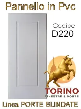 Pannello porta blindata Pvc modello D220