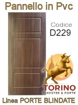 Pannello porta blindata Pvc modello D229