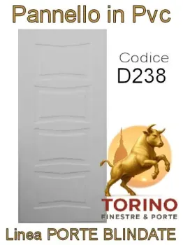 Pannello porta blindata Pvc modello D238