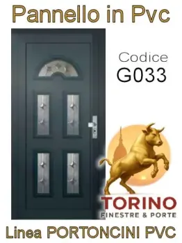 Portoncino in PVC modello G033