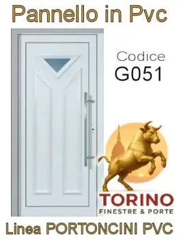 Portoncino in PVC modello G051