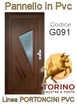 Portoncino in PVC modello G091