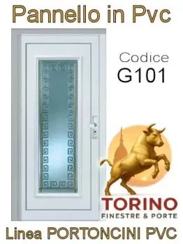 Portoncino in PVC modello G101