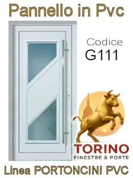Portoncino in PVC modello G111