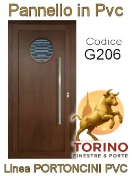 Portoncino in PVC modello G206