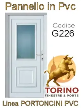 Portoncino in PVC modello G226
