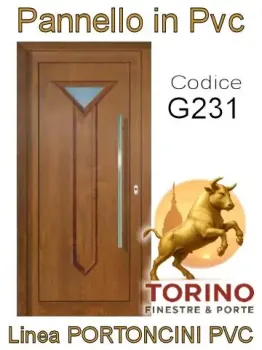 Portoncino in PVC modello G231