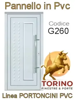 Portoncino in PVC modello G260
