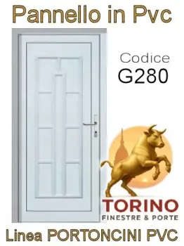 Portoncino in PVC modello G280
