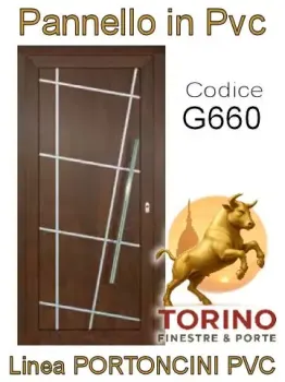 Portoncino in PVC modello G660