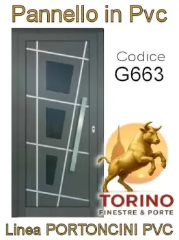 Portoncino in PVC modello G663