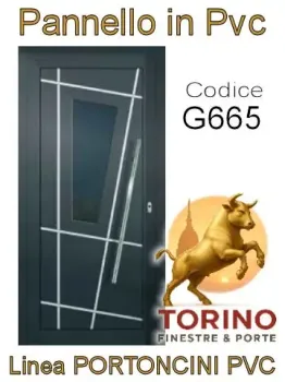 Portoncino in PVC modello G665