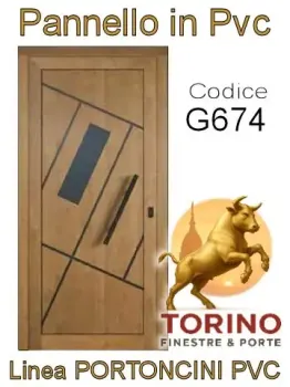 Portoncino in PVC modello G674