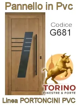 Portoncino in PVC modello G681