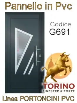 Portoncino in PVC modello G691
