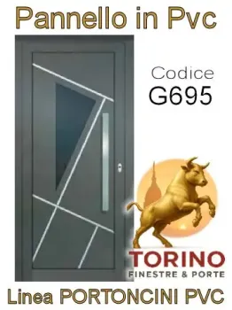 Portoncino in PVC modello G695