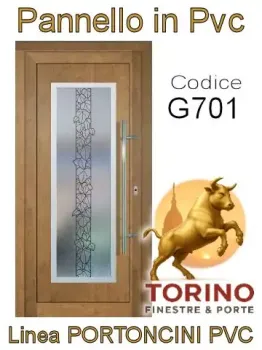 Portoncino in PVC modello G701
